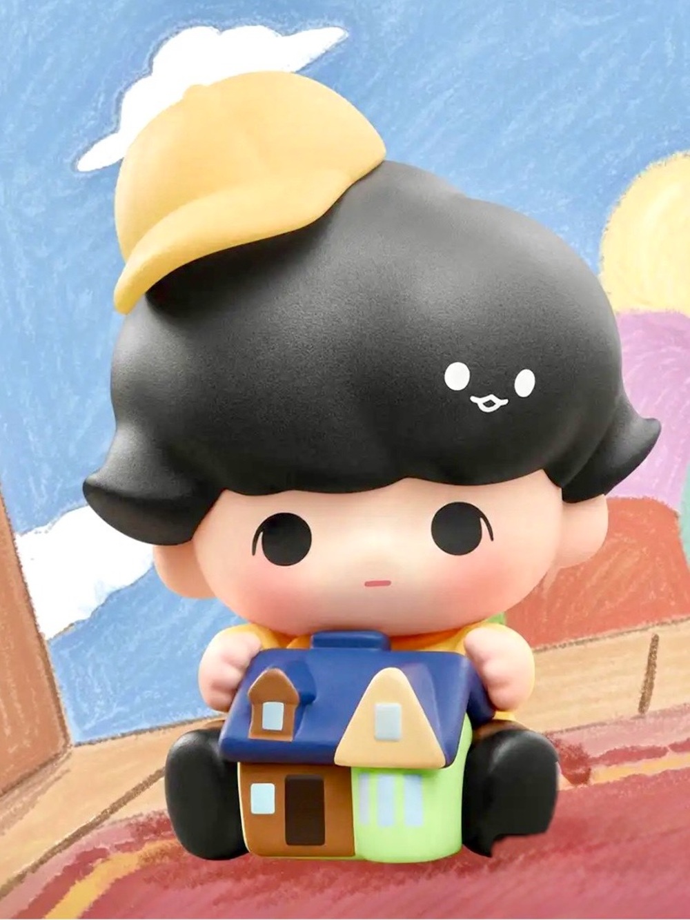 Dimoo World X Pixar - Pop Bean Russell from “Up.”